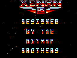 Xenon 2 - Megablast (Europe) (Image Works) Title Screen